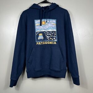 Patagonia Men's Summit Road Uprisal Hoody in New Navy Blue Size XS
